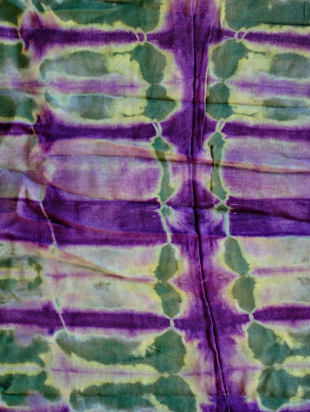 Kalsoum Dress Green with Purple