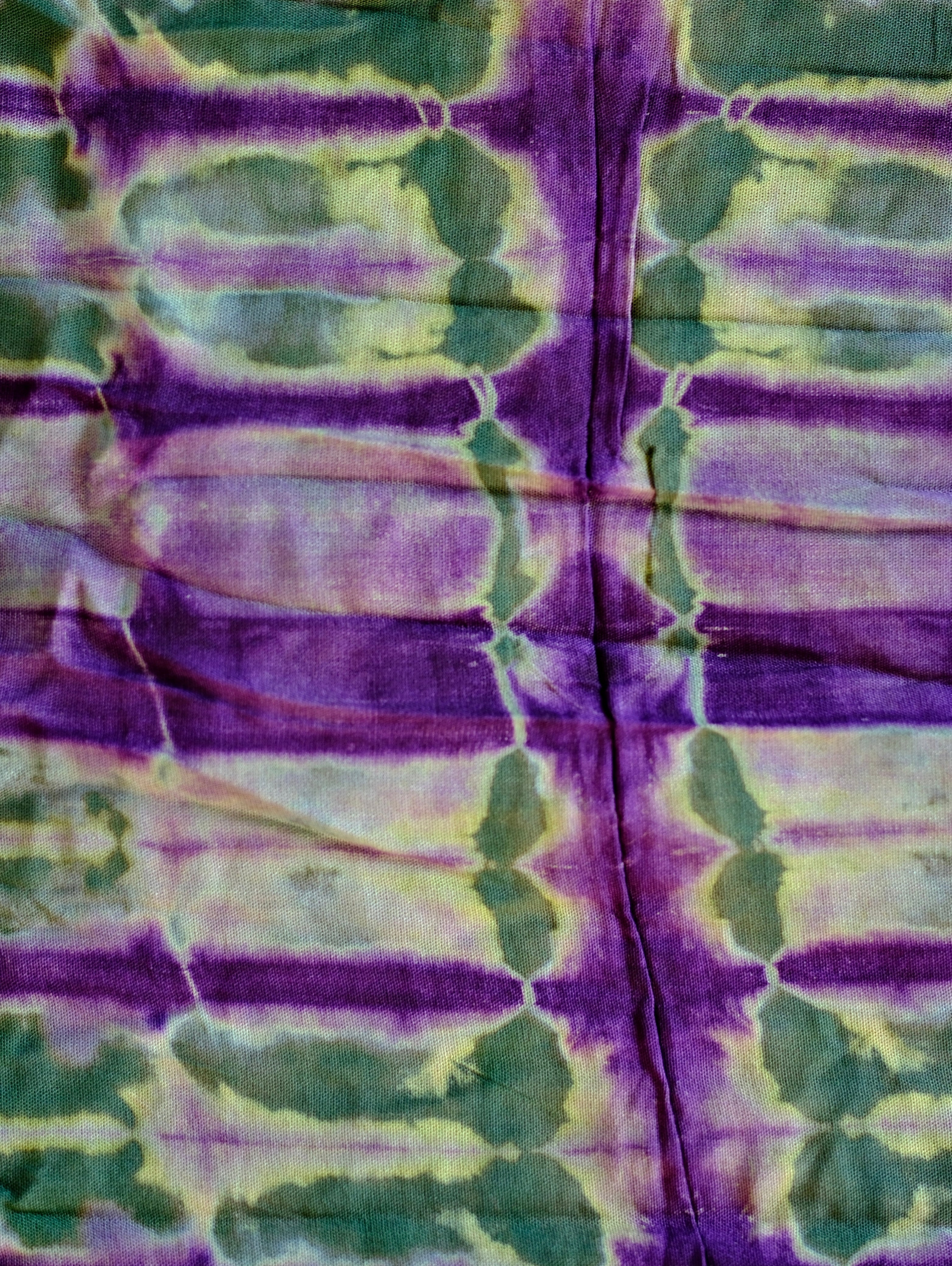 Kalsoum Dress Green with Purple